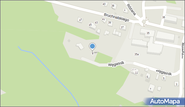 Świątniki Górne, Węgielnik, 4, mapa Świątniki Górne