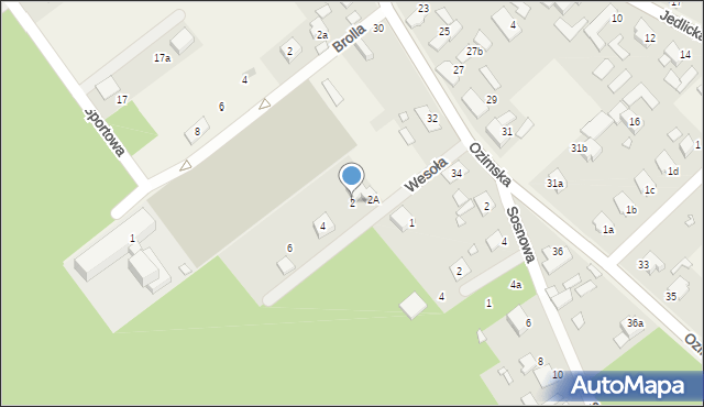 Szczedrzyk, Wesoła, 2, mapa Szczedrzyk