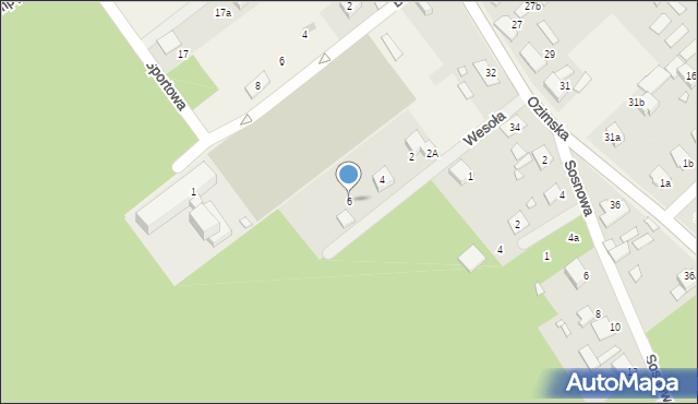 Szczedrzyk, Wesoła, 6, mapa Szczedrzyk