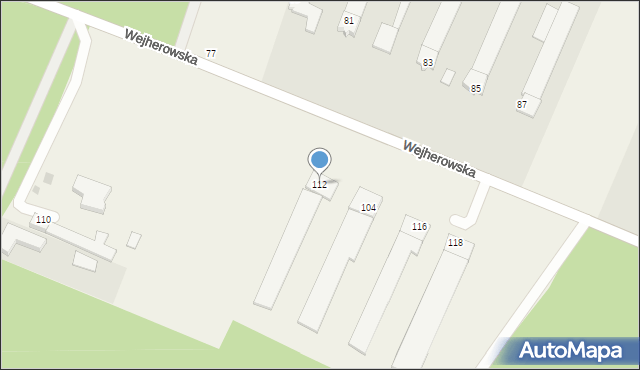 Szemud, Wejherowska, 112, mapa Szemud