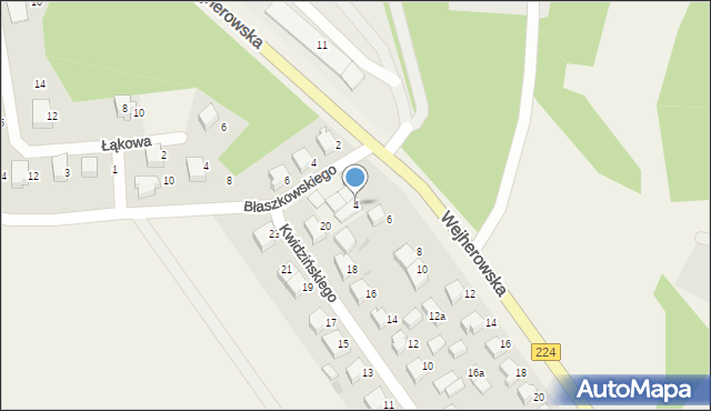 Szemud, Wejherowska, 4, mapa Szemud
