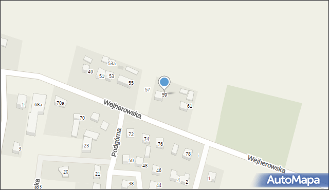 Szemud, Wejherowska, 59, mapa Szemud