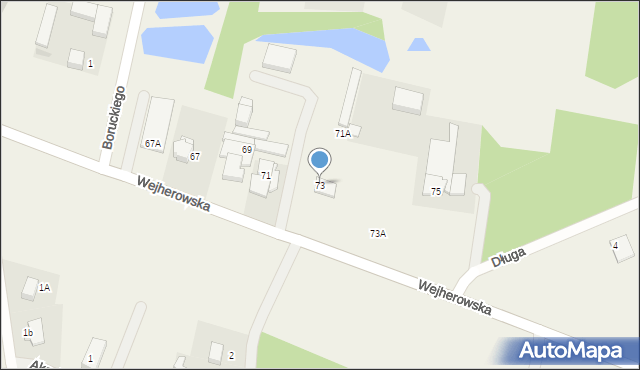 Szemud, Wejherowska, 73, mapa Szemud