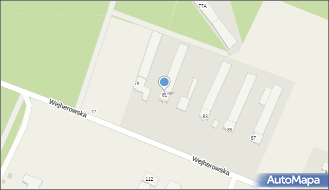 Szemud, Wejherowska, 81, mapa Szemud