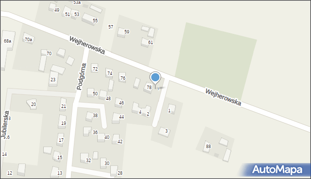 Szemud, Wejherowska, 96, mapa Szemud