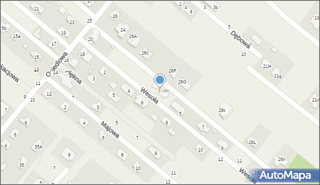 Targówka, Wesoła, 3, mapa Targówka