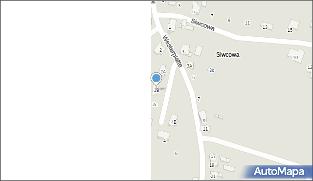 Tarnowskie Góry, Westerplatte, 2B, mapa Tarnowskie Góry