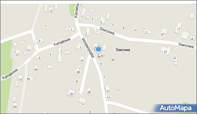 Tarnowskie Góry, Westerplatte, 3A, mapa Tarnowskie Góry