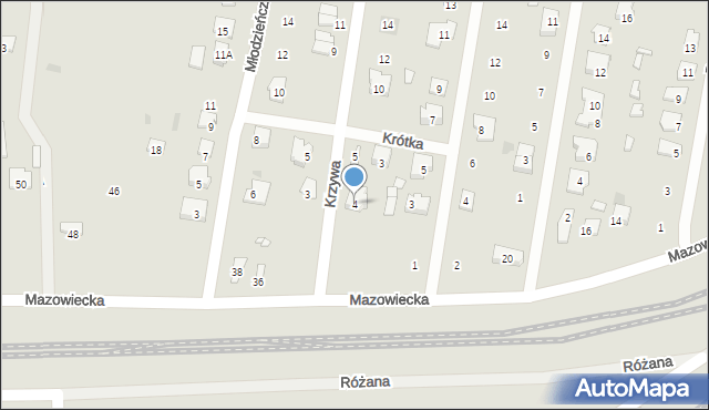 Tłuszcz, Wesoła, 4, mapa Tłuszcz