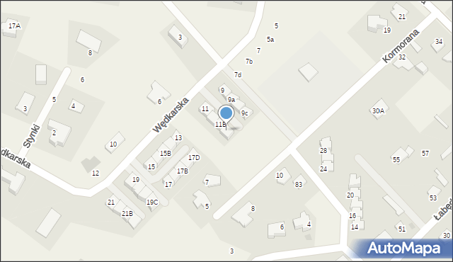 Tomaszkowo, Wędkarska, 11c, mapa Tomaszkowo