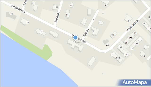 Tomaszkowo, Wędkarska, 27, mapa Tomaszkowo