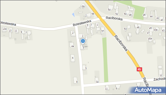 Tworków, Weltzla Augustyna, ks. dr., 3, mapa Tworków