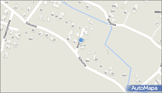 Tychy, Wesoła, 7, mapa Tychów