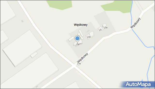 Wędkowy, Wędkowy, 13a, mapa Wędkowy
