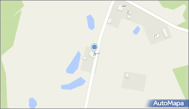 Węgajty, Węgajty, 15, mapa Węgajty