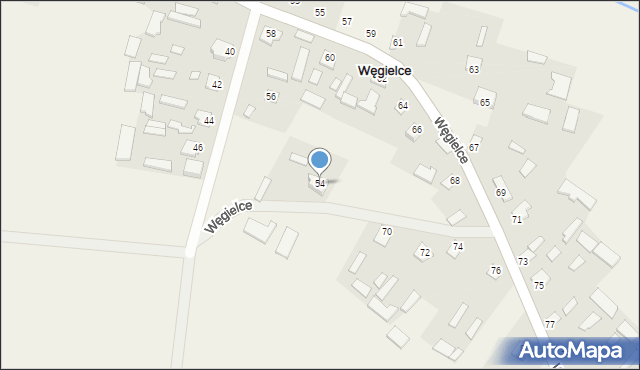 Węgielce, Węgielce, 54, mapa Węgielce
