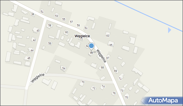 Węgielce, Węgielce, 66, mapa Węgielce