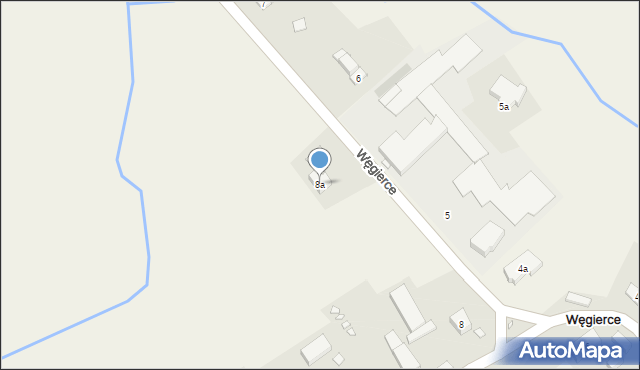 Węgierce, Węgierce, 8a, mapa Węgierce