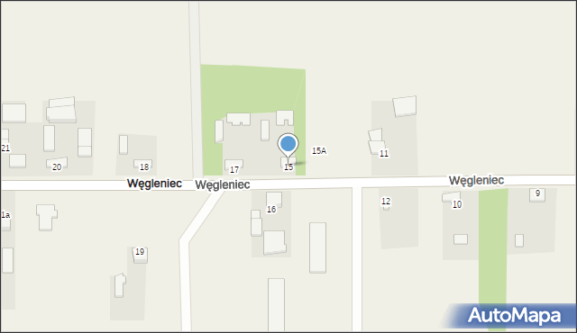 Węgleniec, Węgleniec, 15, mapa Węgleniec