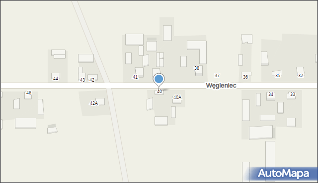 Węgleniec, Węgleniec, 40, mapa Węgleniec