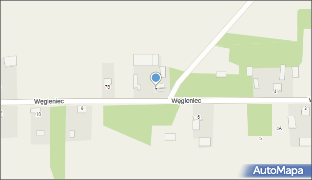 Węgleniec, Węgleniec, 7, mapa Węgleniec