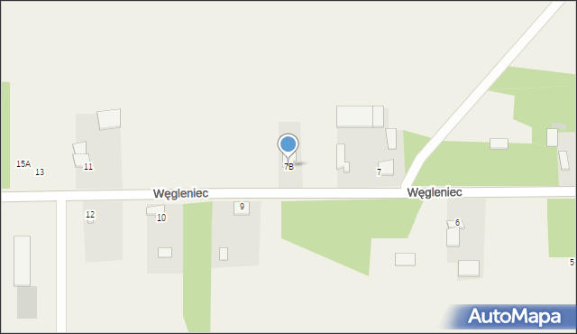 Węgleniec, Węgleniec, 7B, mapa Węgleniec
