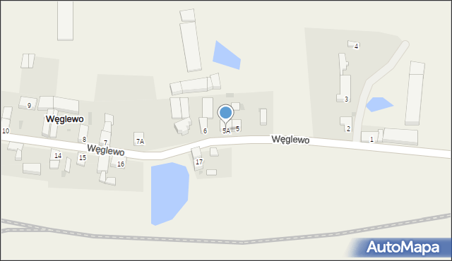 Węglewo, Węglewo, 5A, mapa Węglewo