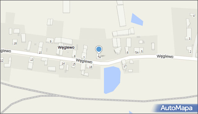 Węglewo, Węglewo, 7A, mapa Węglewo