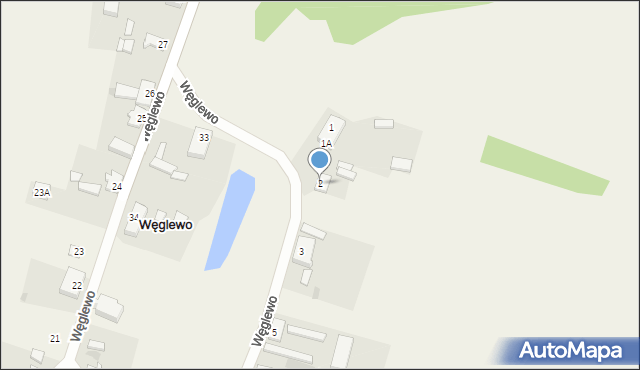 Węglewo, Węglewo, 2, mapa Węglewo