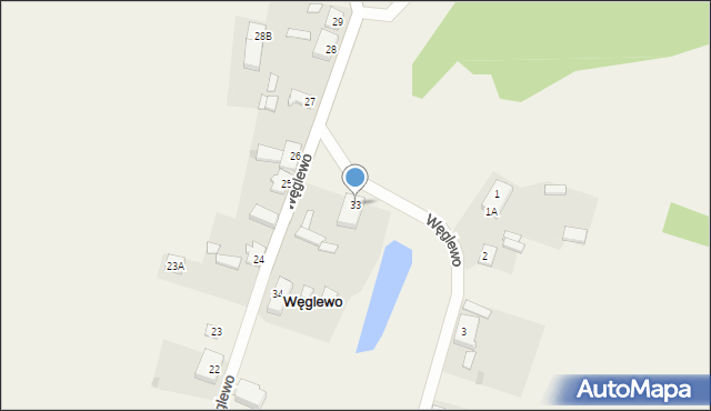 Węglewo, Węglewo, 33, mapa Węglewo