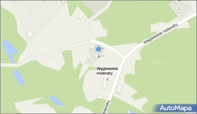 Węglewskie Holendry, Węglewskie Holendry, 3a, mapa Węglewskie Holendry