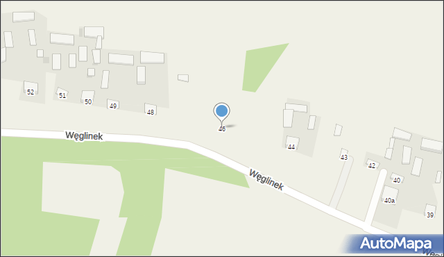 Węglinek, Węglinek, 46, mapa Węglinek