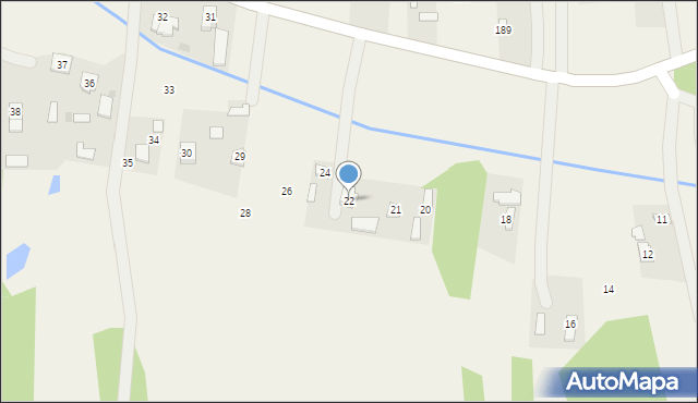 Węgliska, Węgliska, 22, mapa Węgliska