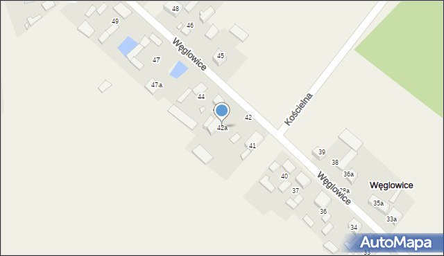 Węglowice, Węglowice, 42a, mapa Węglowice