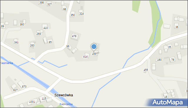 Węglówka, Węglówka, 100, mapa Węglówka