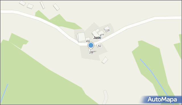 Węglówka, Węglówka, 168, mapa Węglówka