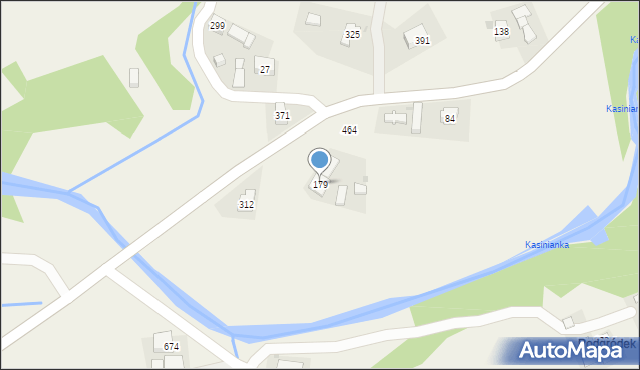 Węglówka, Węglówka, 179, mapa Węglówka