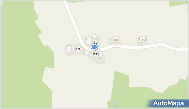 Węglówka, Węglówka, 188, mapa Węglówka