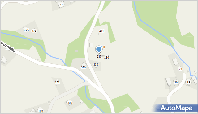 Węglówka, Węglówka, 235, mapa Węglówka