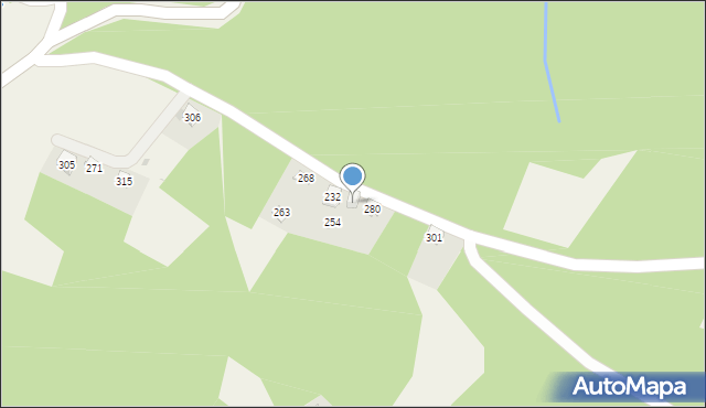 Węglówka, Węglówka, 270, mapa Węglówka