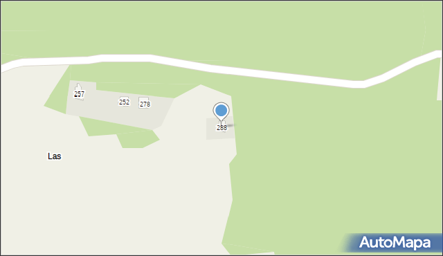 Węglówka, Węglówka, 288, mapa Węglówka