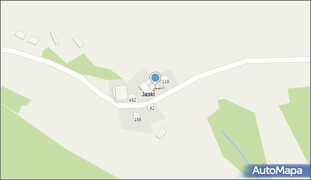 Węglówka, Węglówka, 477, mapa Węglówka