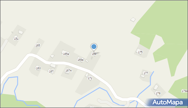 Węglówka, Węglówka, 169, mapa Węglówka