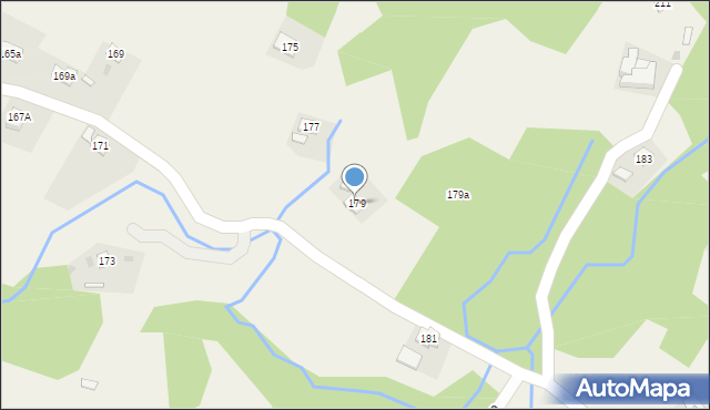 Węglówka, Węglówka, 179, mapa Węglówka