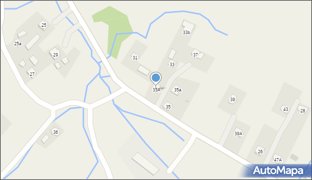 Węglówka, Węglówka, 33A, mapa Węglówka
