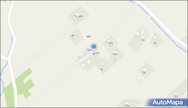 Węglówka, Węglówka, 50, mapa Węglówka