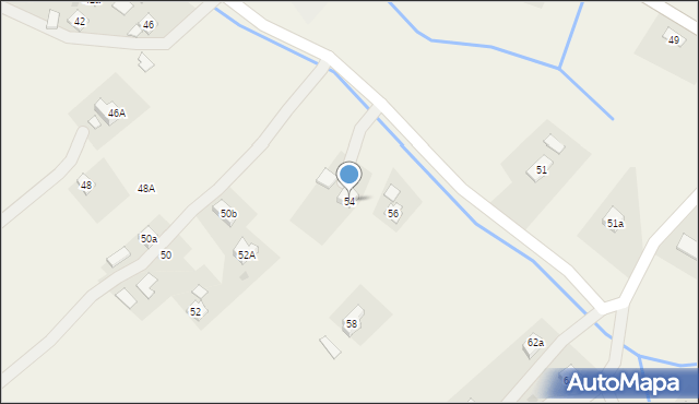 Węglówka, Węglówka, 54, mapa Węglówka