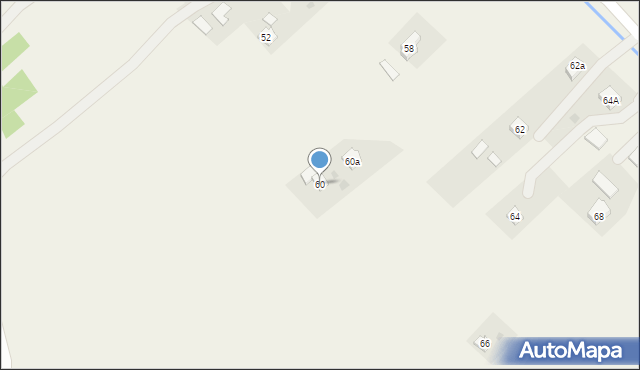 Węglówka, Węglówka, 60, mapa Węglówka