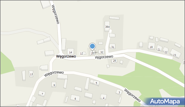 Węgorzewo, Węgorzewo, 10, mapa Węgorzewo