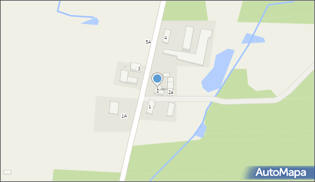 Węgorzewo Koszalińskie, Węgorzewo Koszalińskie, 2, mapa Węgorzewo Koszalińskie